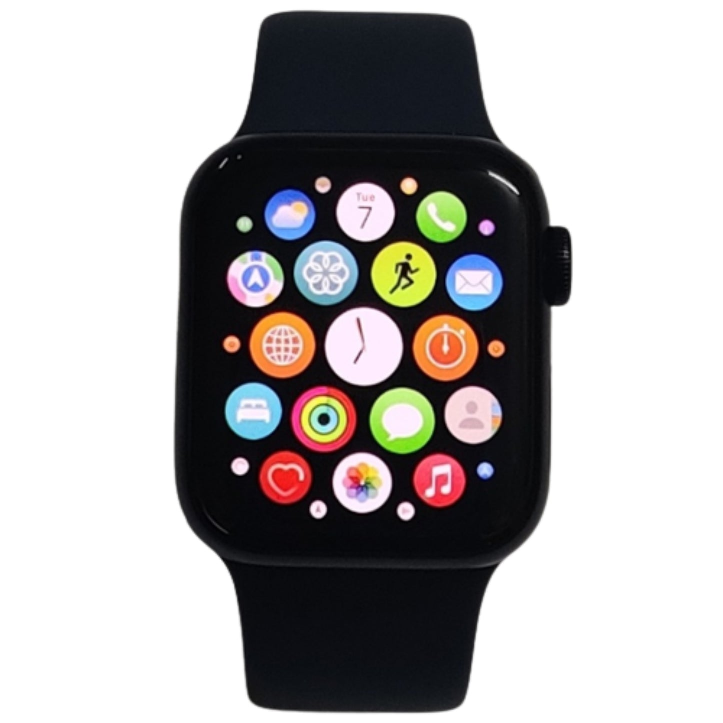 Used Apple Watch SE (1st gen) GPS Alum 44MM With Midnight Aluminum Case with Midnight Sport Band Smartwatch