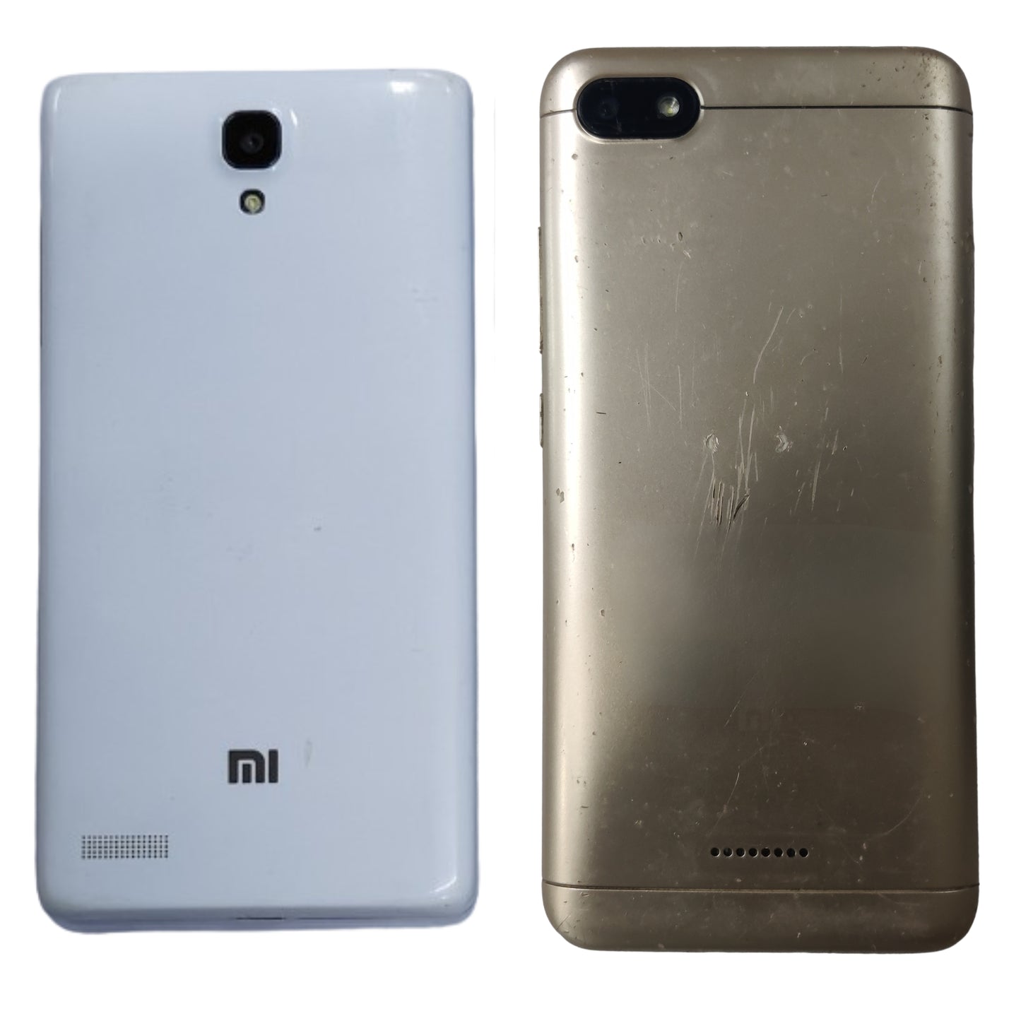 Combo of Used Xiaomi Redmi Note 4G and Xiaomi Redmi 6A Mobiles