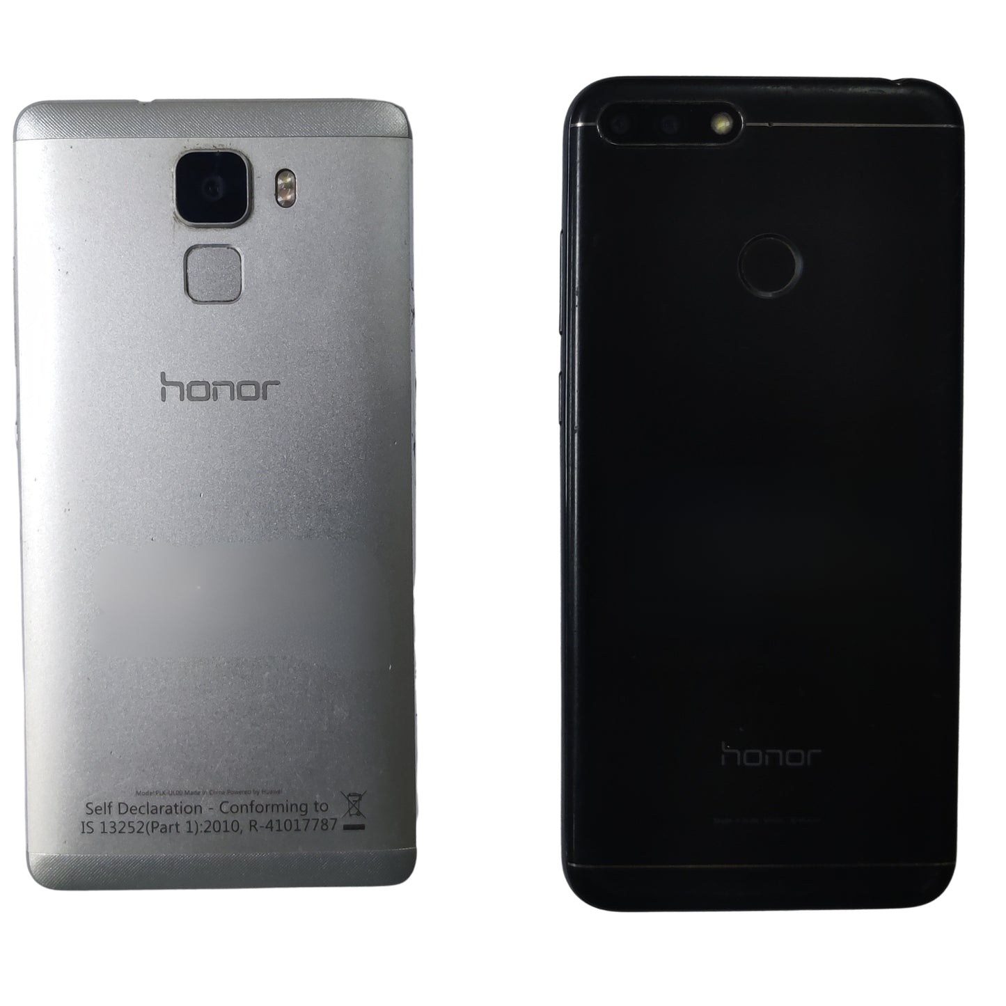 Back View Of Used Huawei Honor 7A and Honor 7