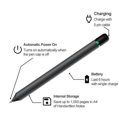 Neo Smartpen N2 Aluminum and Stainless Steel Wireless Digital Pen Internal Memory iOS/Android Smartphones and Tablets (Good condition)