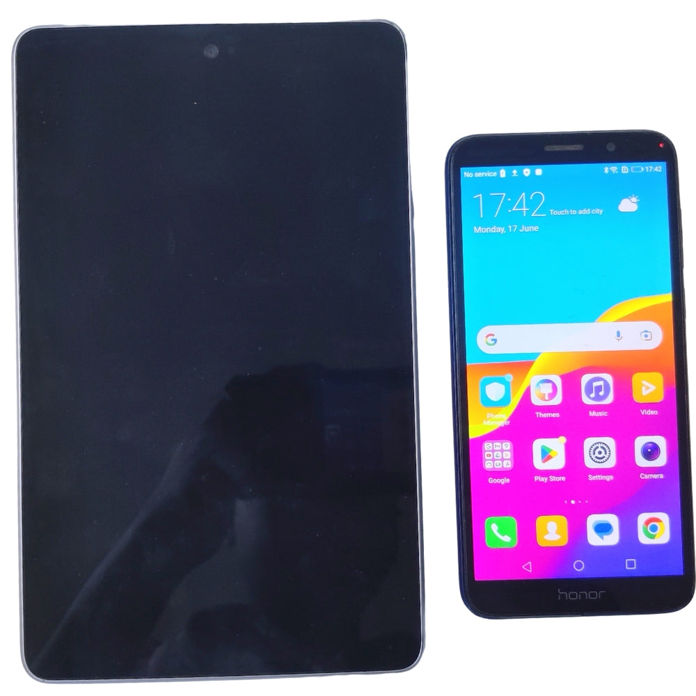 Combo of Used Huawei Honor 7S  and  Asus Google Nexus 7