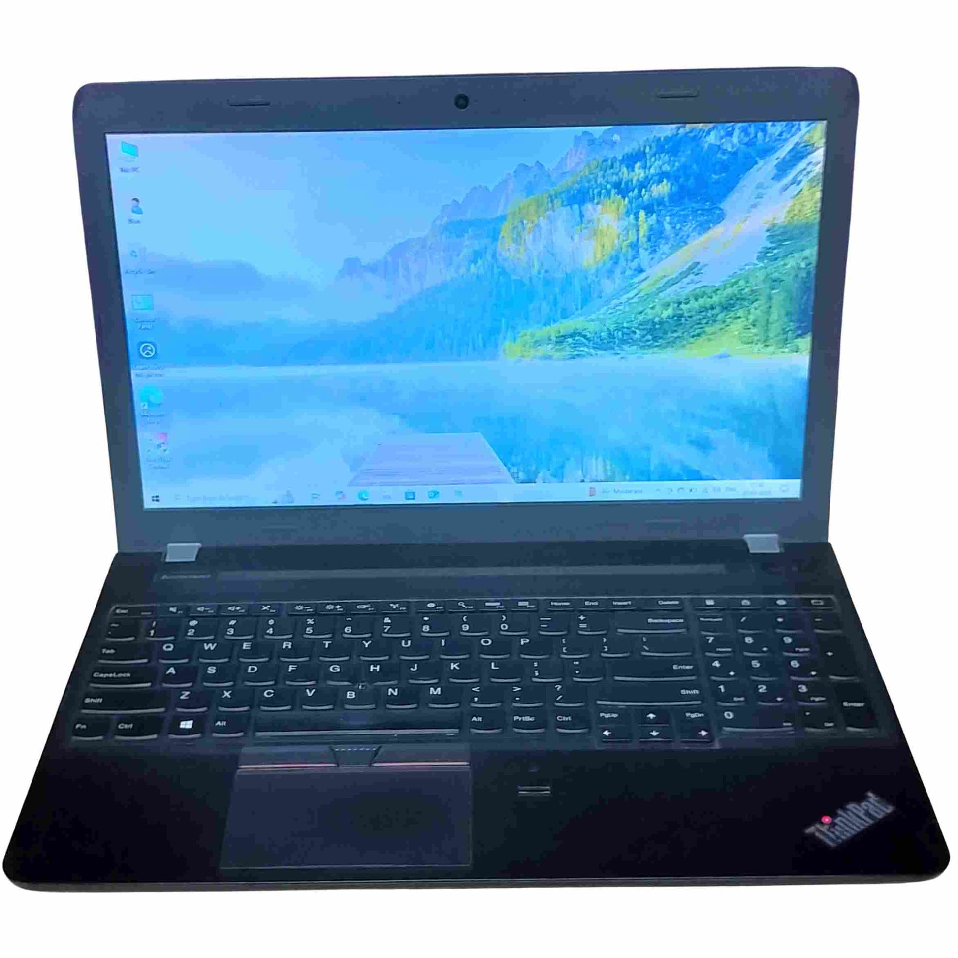 Used Lenovo ThinkPad E560 15.6" Intel Core i5 6th Gen 180GB SSD 8GB RAM Black Laptop.