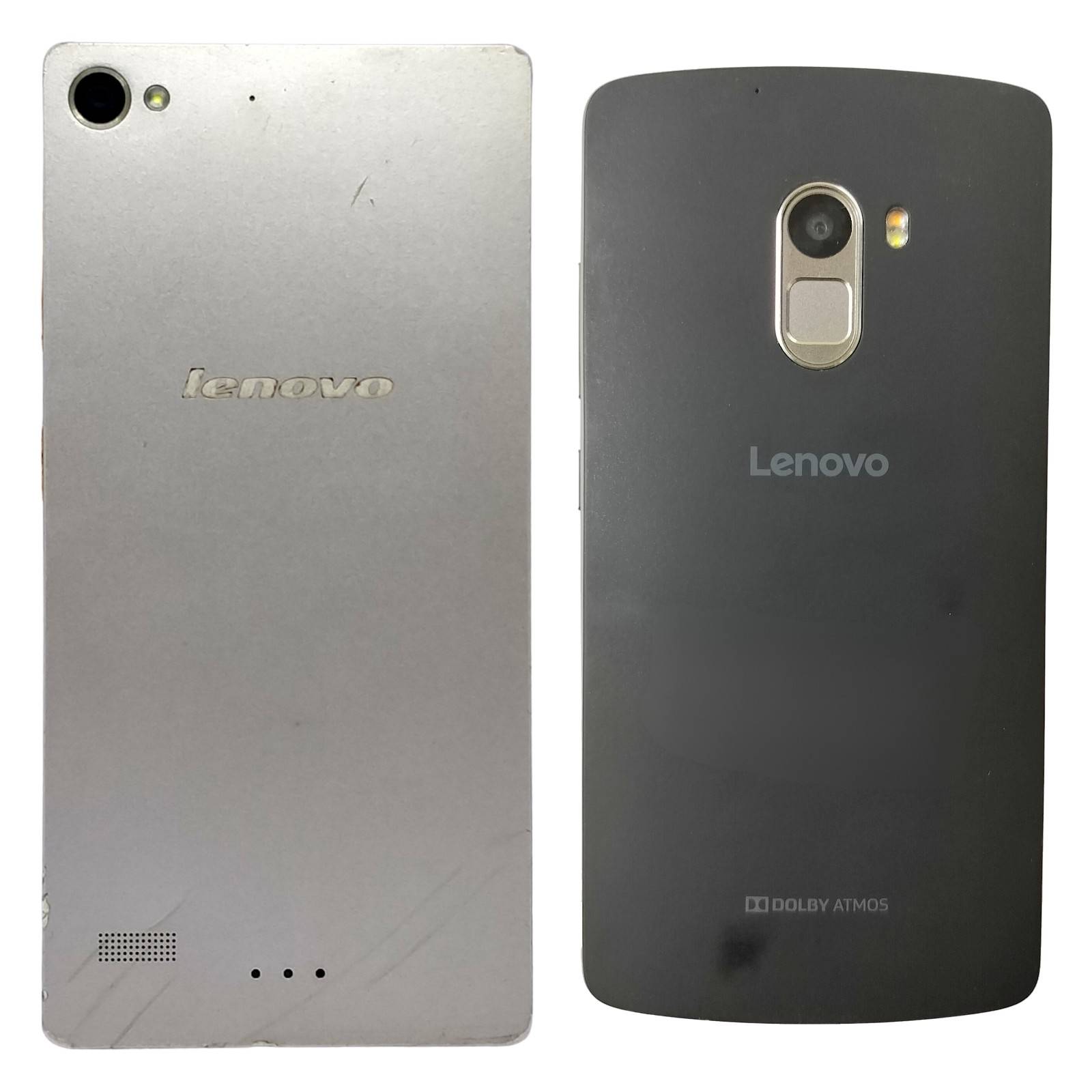 Back View Of Lenovo X2-AP and Lenovo Vibe K4 Note Mobiles