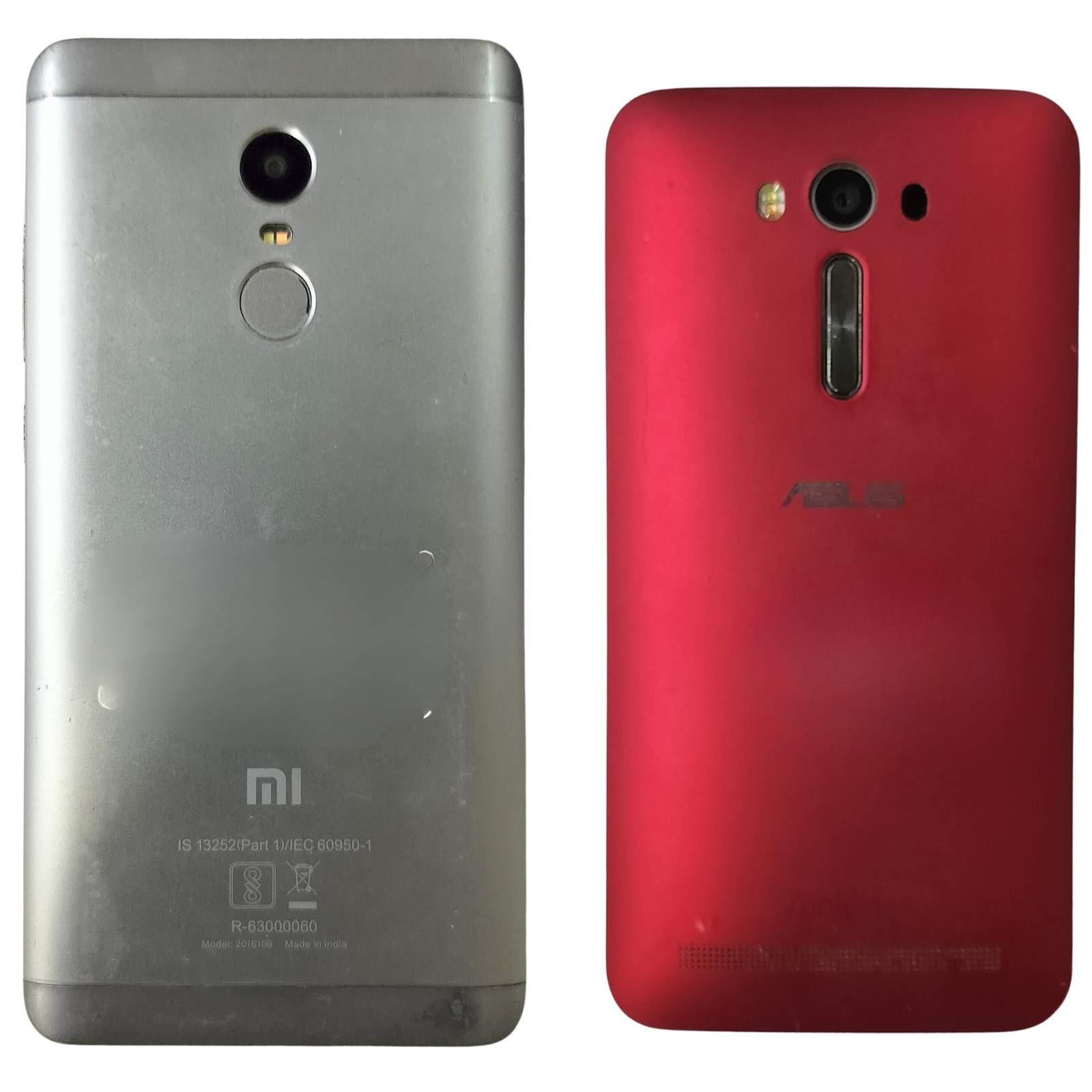 Used Combo of 2 Redmi Note 4 and Zenfone 2 Laser Mobiles