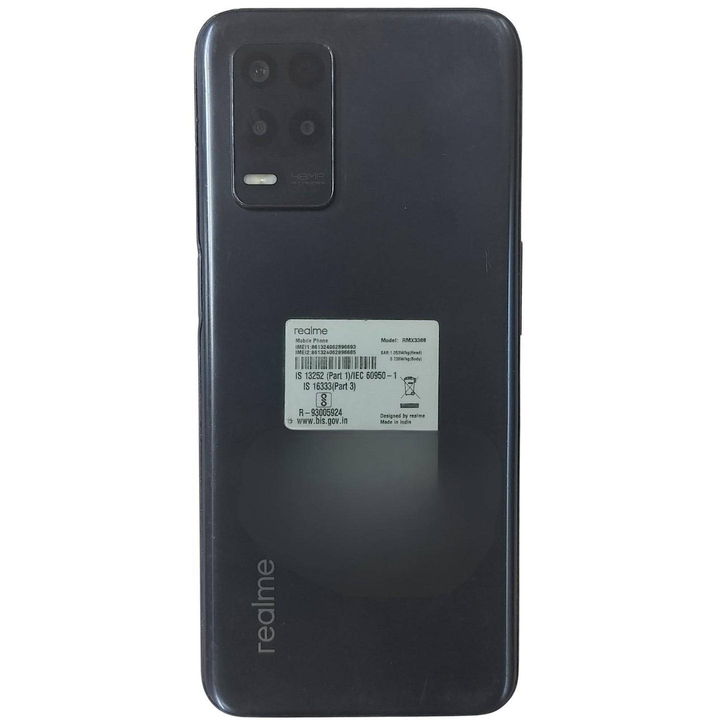 Used Realme 9 5G 64GB 4GB RAM Meteor Black
