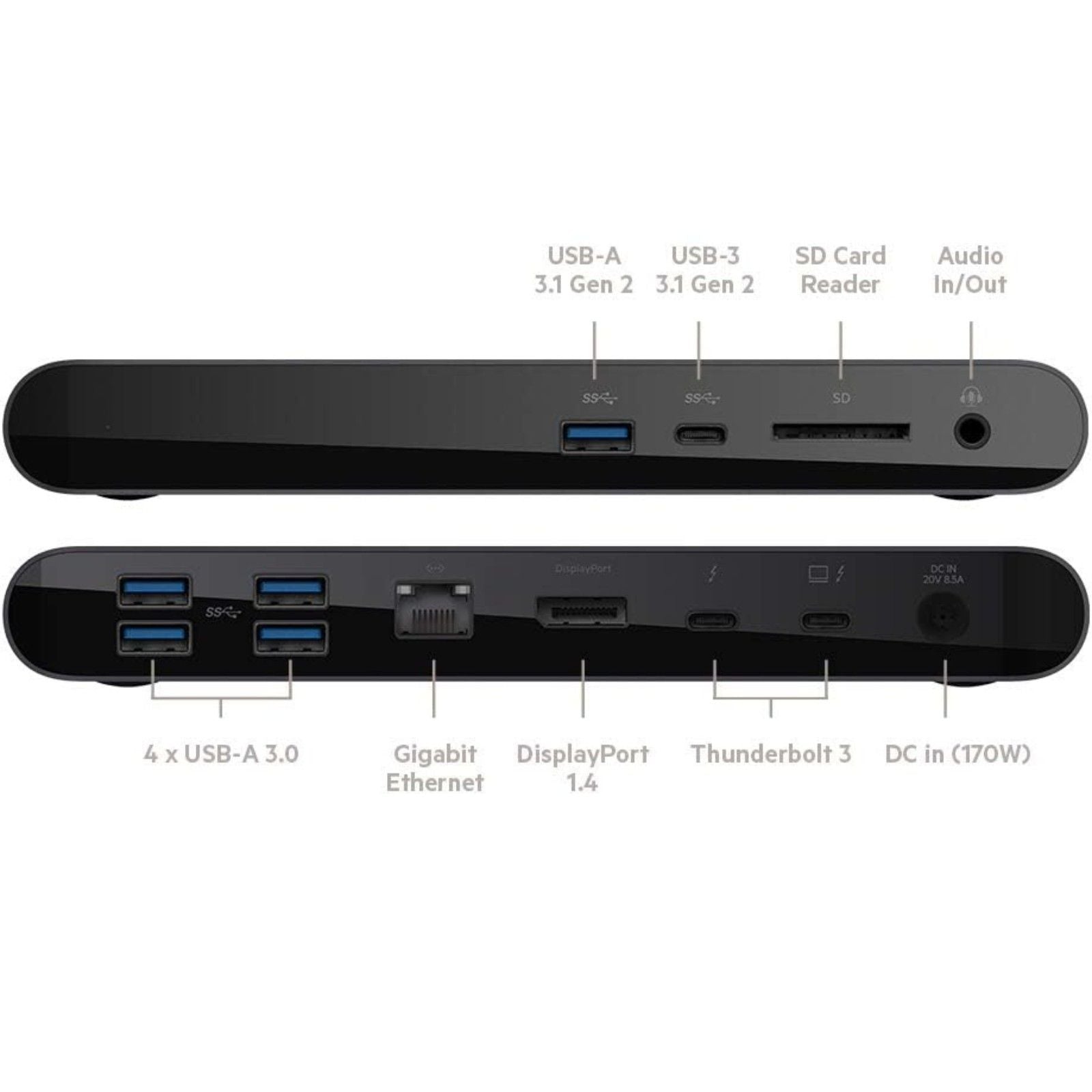 Belkin Thunderbolt 3 Dock Pro for Macbook and Windows (Good Condition) - Budli