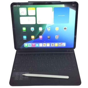 Used Apple iPad Pro 11-inch (1st Gen) Wi Fi + Cellular 256GB With Apple Pencil 2nd Gen and Typecase Edge Keyboard Case - Budli Certified