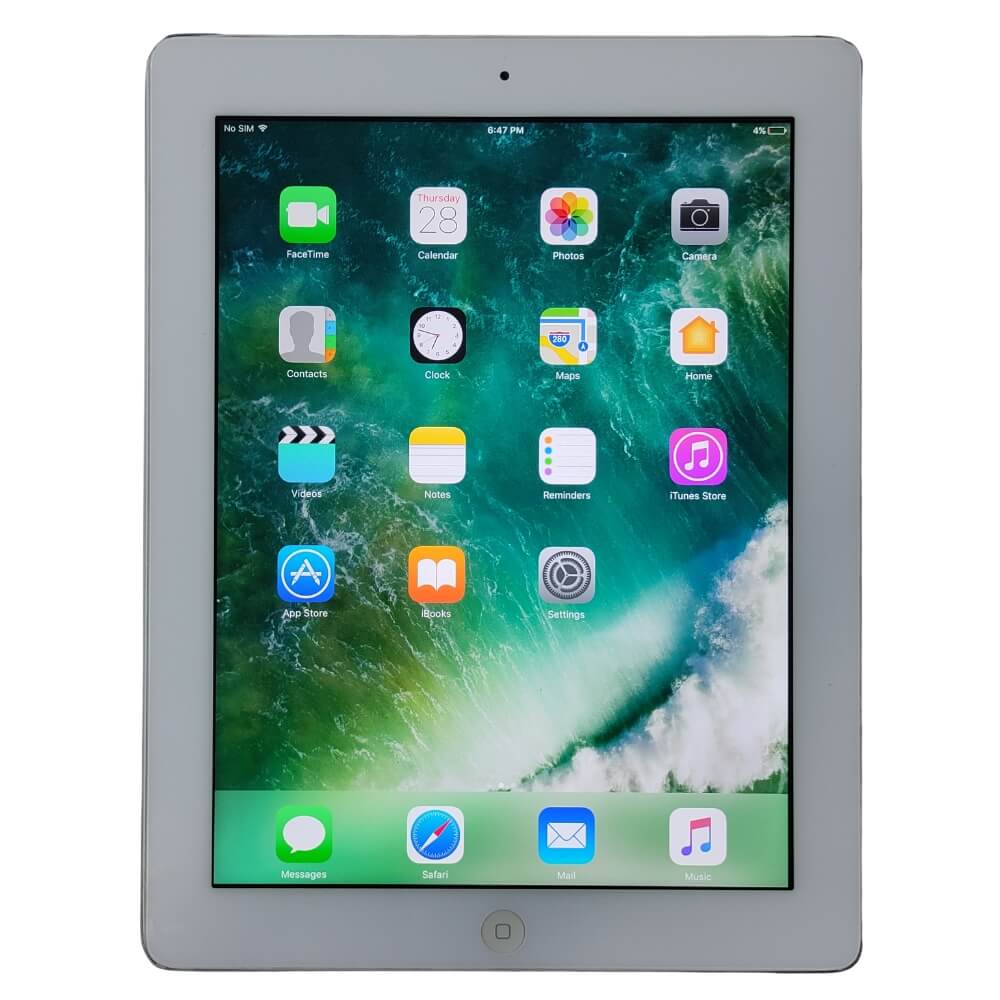 Used Apple iPad (4th Gen) Wi Fi + 4G Cellular 9.7" 16GB Silver