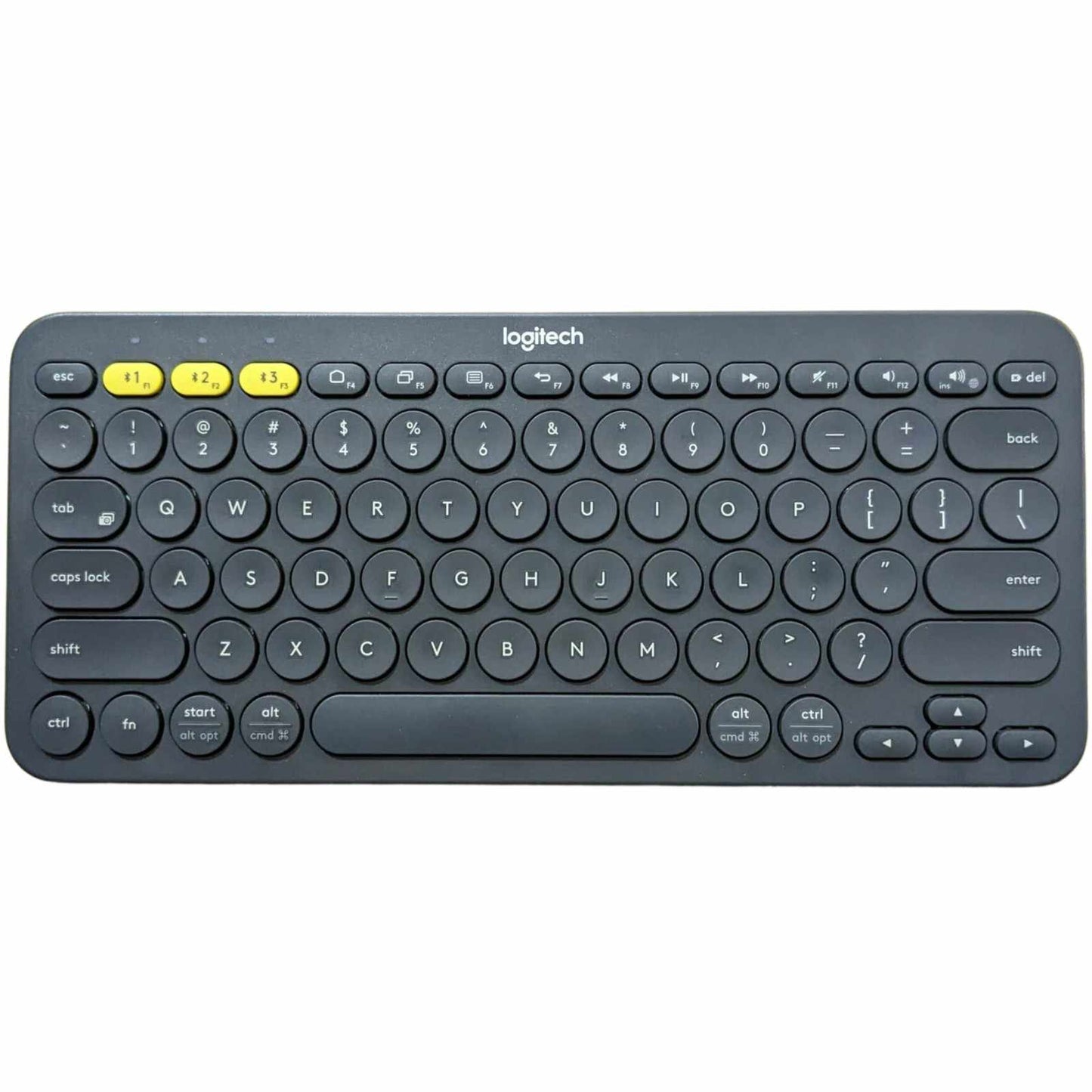 Logitech K380 Wireless Multi Device Bluetooth Keyboard Black (Good Condition) - Budli