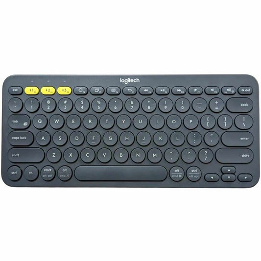 Logitech K380 Wireless Multi Device Bluetooth Keyboard Black (Good Condition) - Budli