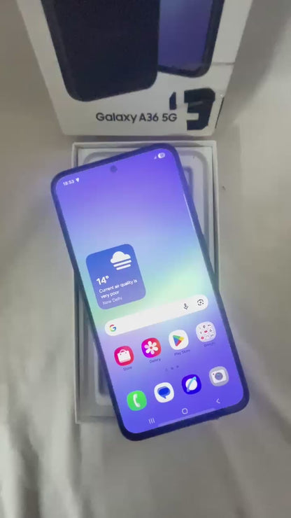 Samsung Galaxy A36 5G 256GB 8GB RAM Awesome Black (Unboxed - Brand Warranty)