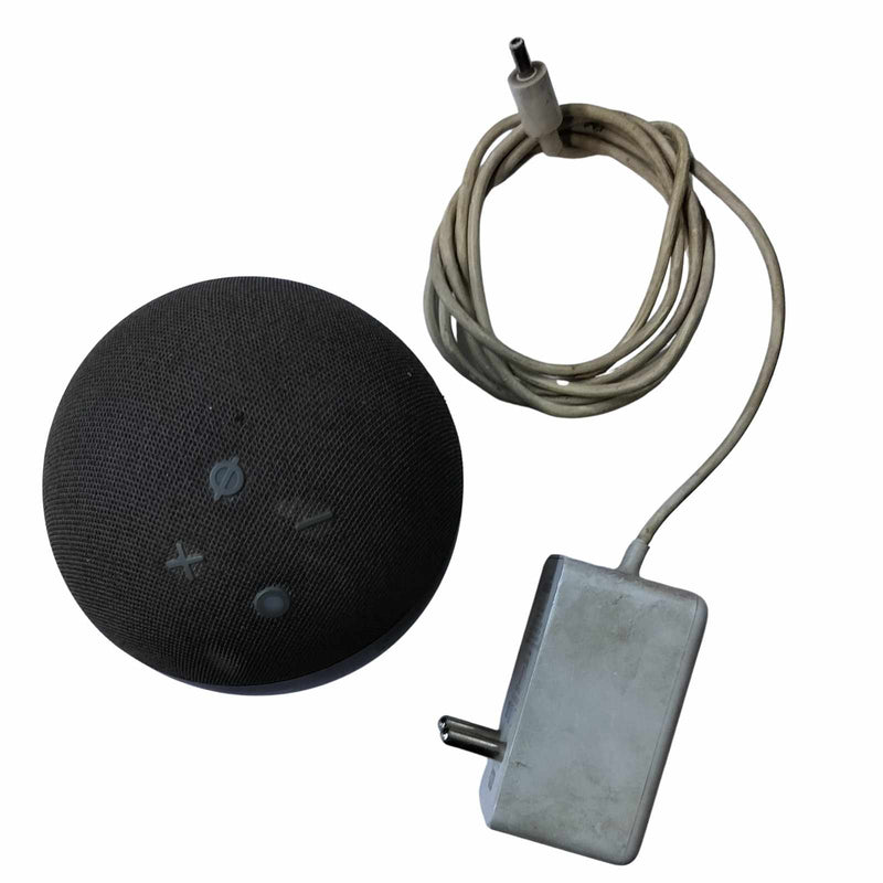 Used Amazon Echo Dot (4th Gen) Alexa Enabled Smart Speaker Black - Budli