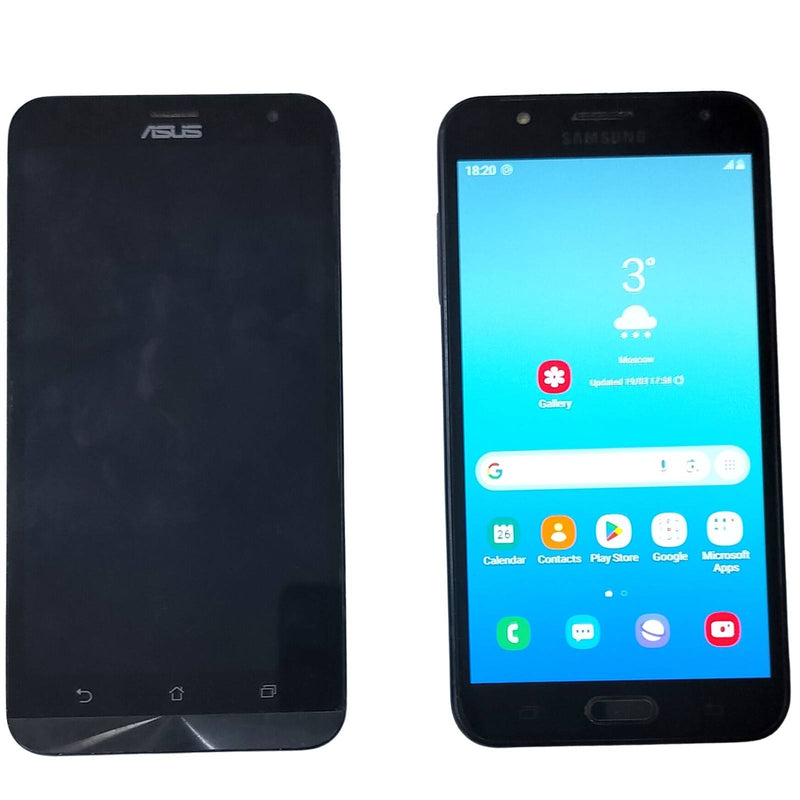 Used Combo of 2 Asus Zenfone 2 Laser and Samsung Galaxy J7 Nxt Mobiles - Budli