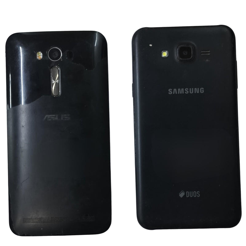 Used Combo of 2 Asus Zenfone 2 Laser and Samsung Galaxy J7 Nxt Mobiles - Budli