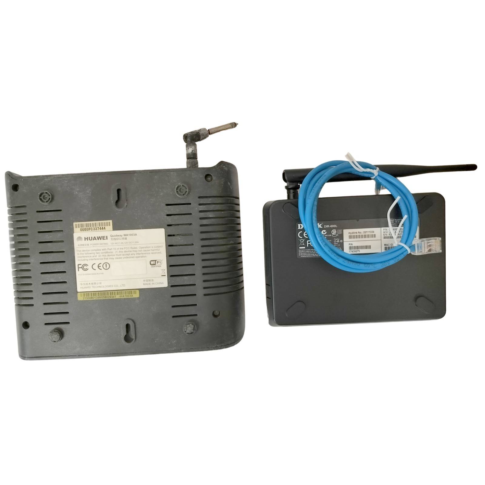 Used Combo of D - LINK Wireless N 150 Cloud Router And HUAWEI WA1003A Routers - Budli