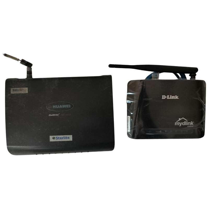 Used Combo of D - LINK Wireless N 150 Cloud Router And HUAWEI WA1003A Routers - Budli