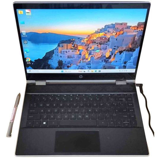 Used HP Pavilion x360 Convertible 14 - cdoxxx (Touch Screen) 14" i3 8th Gen 250GB SSD + 1TB HDD 20GB RAM Laptop - Budli