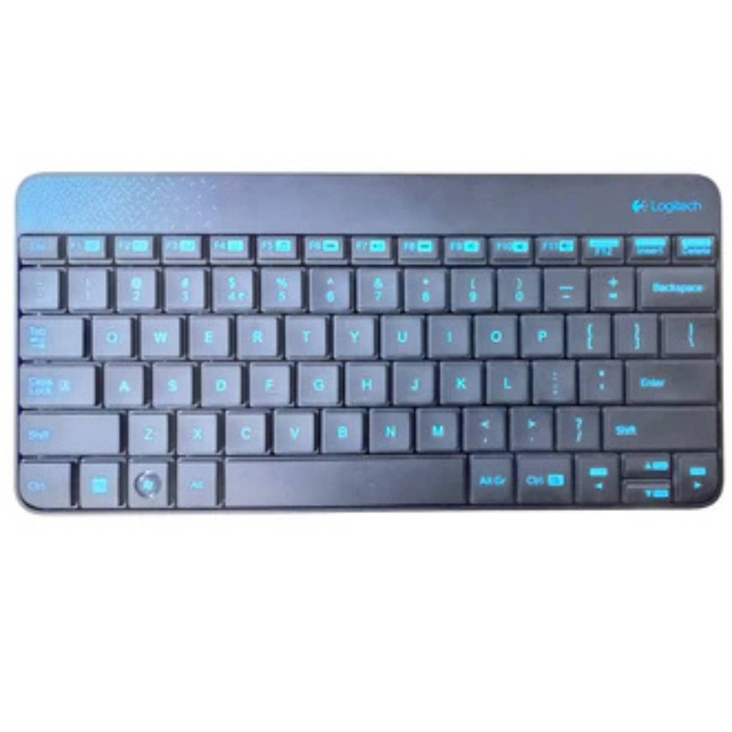 Used Logitech MK240 Combo Wireless Keyboard and Mouse Blue - Budli