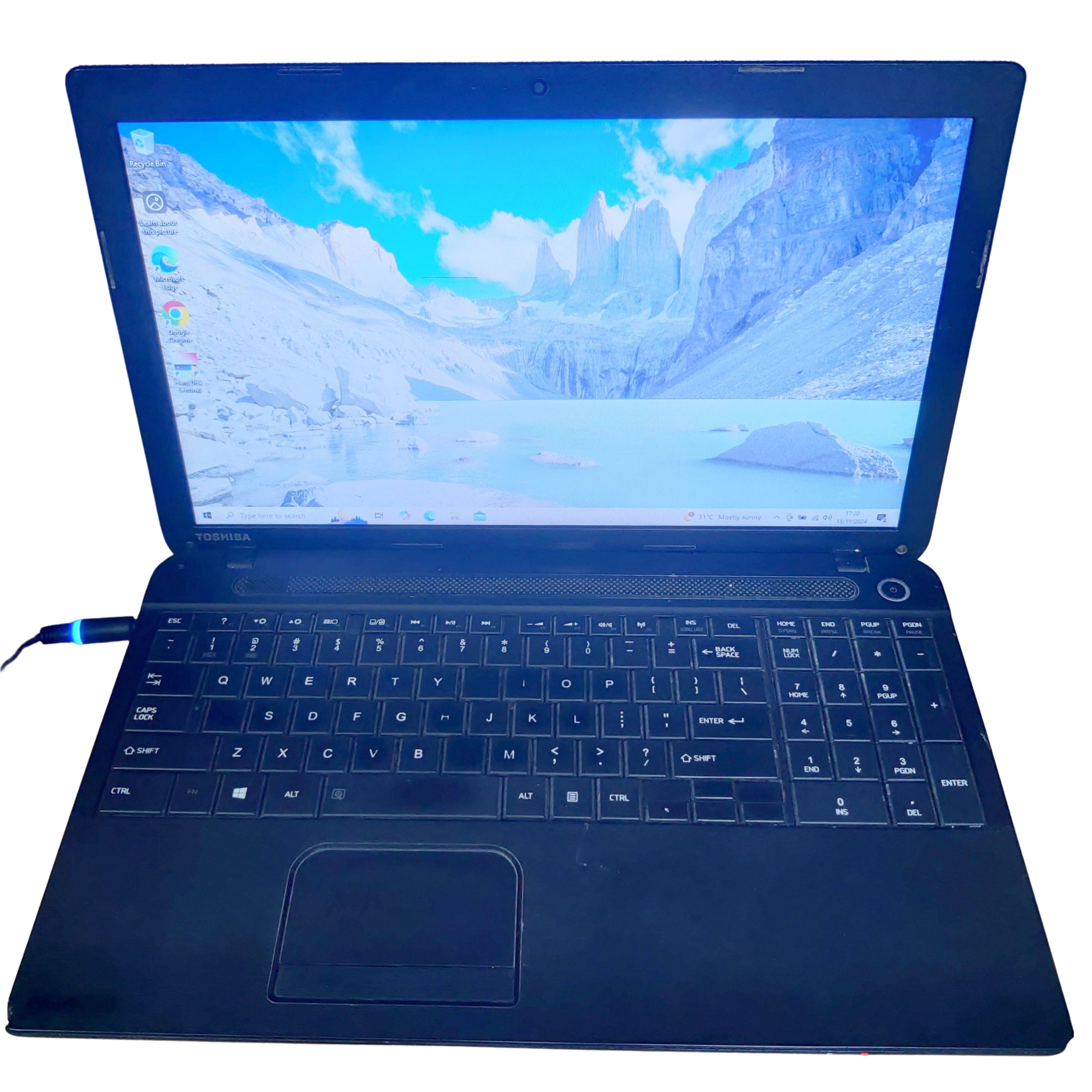 Used Toshiba Satellite Pro C50 15.6" Intel Core i3 3rd Gen 128 GB SSD 8GB RAM Black Laptop - Budli