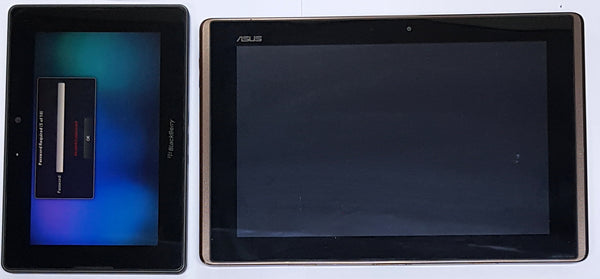 Buy Combo of Used BlackBerry PlayBook and Asus TF101 Tablets