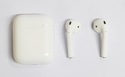 Apple Airpods 2nd Gen (A1602) with White Case (Good Condition) - Alternate View