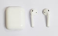 Used Apple Airpods 2nd Gen (A2031) with White Case