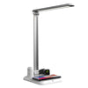 Buy Folding 4 in 1 Wireless Desk Lamp Fast Charging Dock Silver