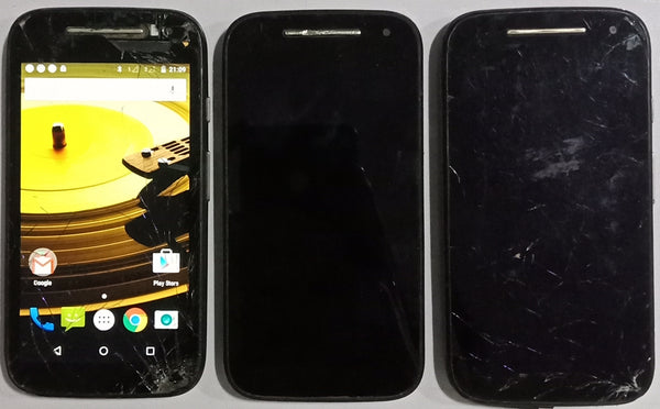 Buy Combo of 3 Used Motorola Moto E 2nd Generation Mobiles