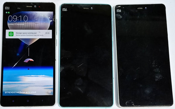 Buy Combo of Used 3 Xiaomi Mi 4i Mobiles