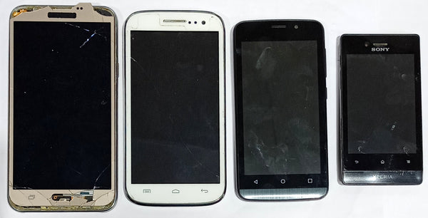 Buy Combo of Dead Samsung Galaxy J7 + Micromax A116i + Sony Xperia Miro ST23I And Ginger Mobiles