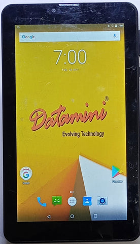 Buy Used Datamini T7 4G 7" 4GB 1GB RAM Black Tablet