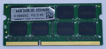 4GB DDR3 RAM for Laptop - Budli Certified