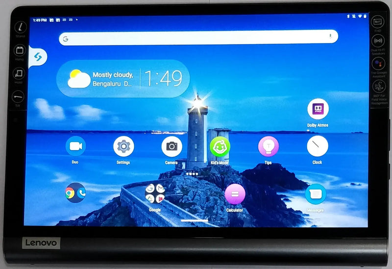 Lenovo Yoga Smart Tab (YT-X705X) With Google Assistant 10.1" (Wi Fi + 4G Cellular) 64GB 4GB RAM Iron Grey Tablet (Good Condition)