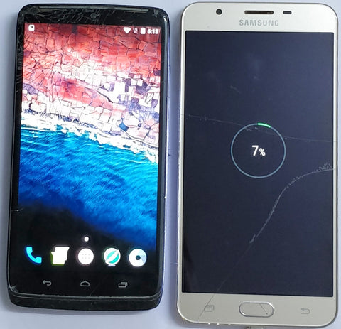 Buy Combo of Used Motorola Moto Max and Samsung Galaxy J7 Prime Mobiles