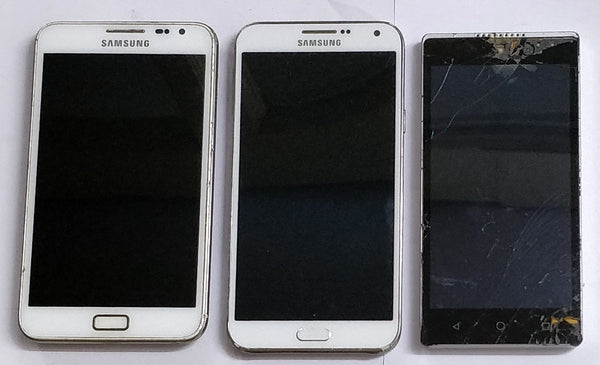 Buy Combo of Dead Samsung Galaxy Note (N7000) + Samsung Galaxy E7 and Lyf Wind 7 Mobiles