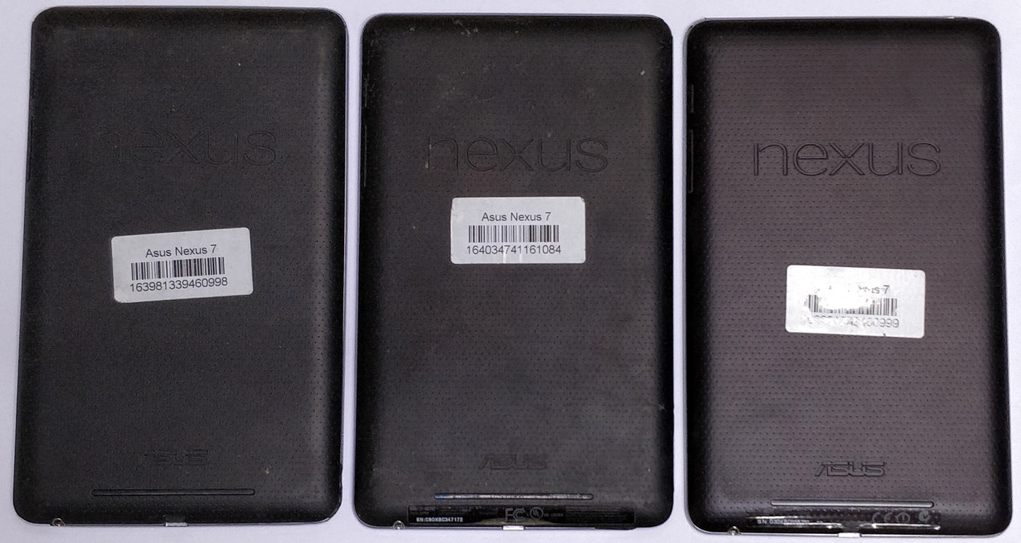 Buy Combo of Used 3 Asus Nexus 7 Black Tablets