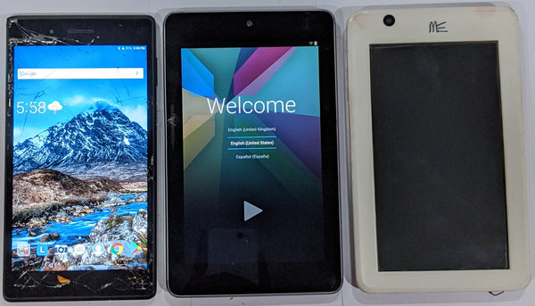 Buy Combo of Used Lenovo Tab-7304F + Asus Nexus + HCL ME U1 Tablets