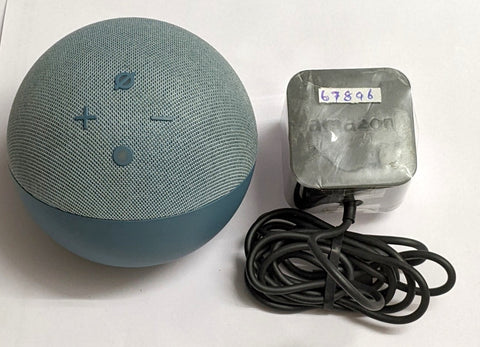 Buy Amazon Echo Dot 4 (4th Gen) Alexa Enabled Smart Speaker Blue (Good condition)